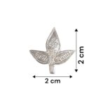 Silver Bel Patra | Pure Silver Bilva Leaves | Silver Belva patra