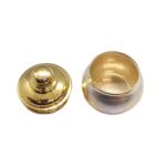 Silver Box with 24K Gold Plating | Silver Kumkum Container