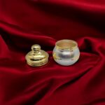 Silver Box with 24K Gold Plating | Silver Kumkum Box