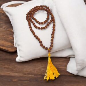 Original Rudraksha Bead Mala | 5mm natural Rudraksha Bead Jap Mala | Rudraksha mala