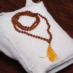 Rudraksh Jaap Mala | 6 mm natural Rudraksha Bead Jap Mala | Rudraksha mala