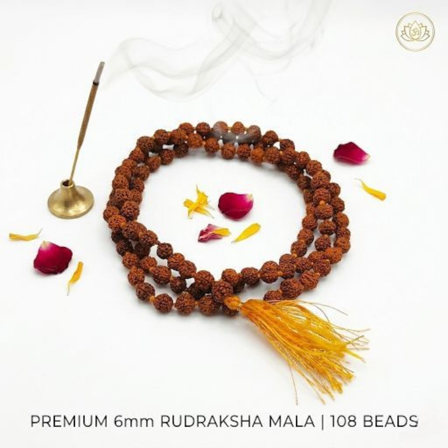 2025/02/113960.jpg Rudraksh Jaap Mala 6 mm Beads | 108 bead Rudraksha mala for Jaap - Image 1