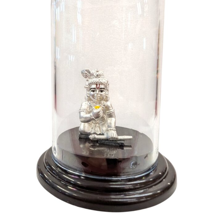 Pure Silver Baby Krishna Idol | Laddu Gopal Kanha Idol