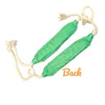 Dance Ghungroo with green pads - 2 line | Traditional Indian Dance Ghungroo for Bharatnatyam