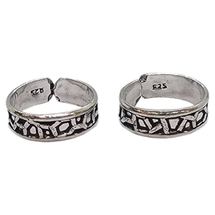 Pair of Pure Silver Toe rings | Chandi ki Bichhiya
