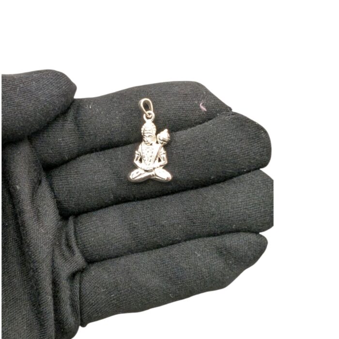 Lightweight Hanuman Pendant Necklace for Daily Wear - Spiritual Jewelry in Sterling Silver