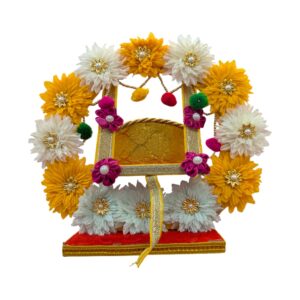 Handmade Laddu Gopal Jhula-Flowers