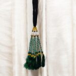 Green Color Parandi | Paranda Hair Accessory