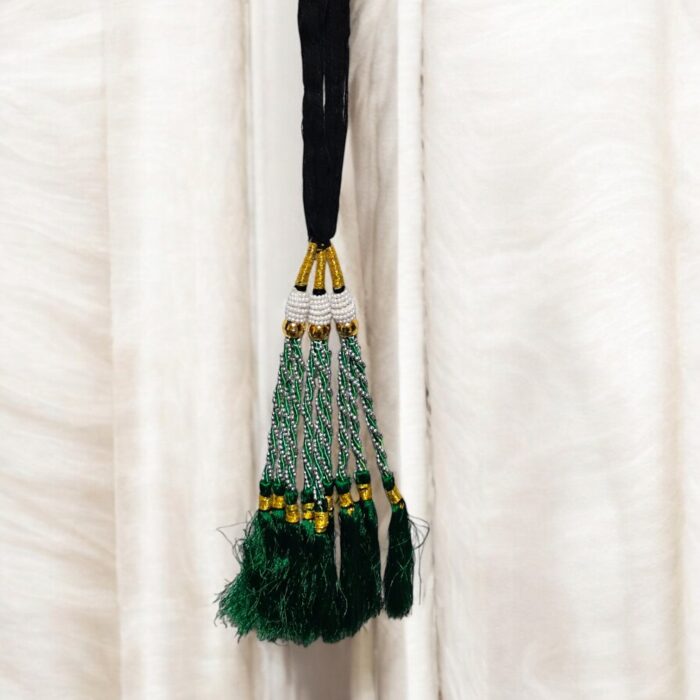 Green Color Parandi | Paranda Hair Accessory