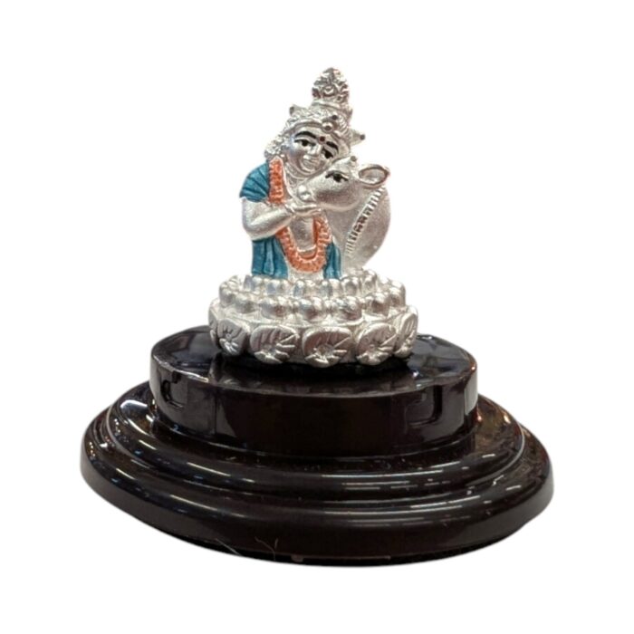 Pure silver Baby Krishna Idol | Laddu Gopal Silver Statue