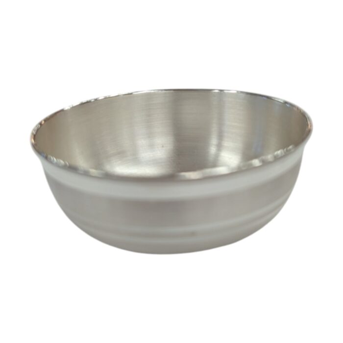 Pure Silver Bowl | 3.2 inch pure silver katori