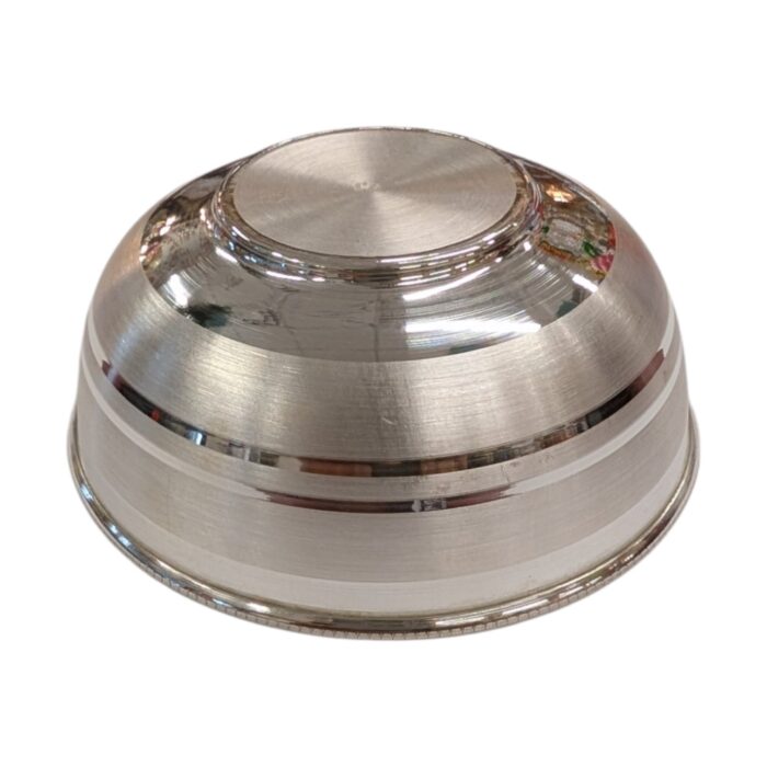 Pure Silver Bowl | 3.2 inch pure silver katori