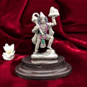 Pure Silver Hanuman idol - 999 Purity | Silver Statue of Hanuman