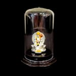 Pure silver Hanuman idol in dome | Car Dashboard Idol