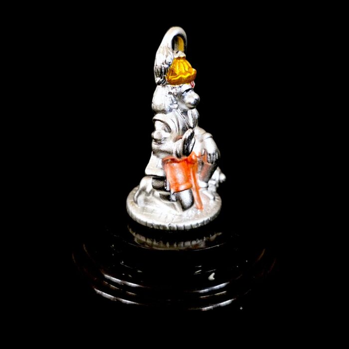 Pure Silver Hanuman Idol for Car Dashboard and Home Décor – 999 Silver