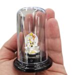 Pure silver Hanuman idol in dome | Car Dashboard Idol