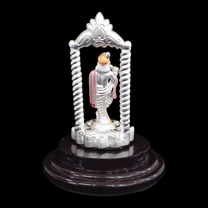 999 Pure Silver Krishna Statue | Pure silver Krishna idol