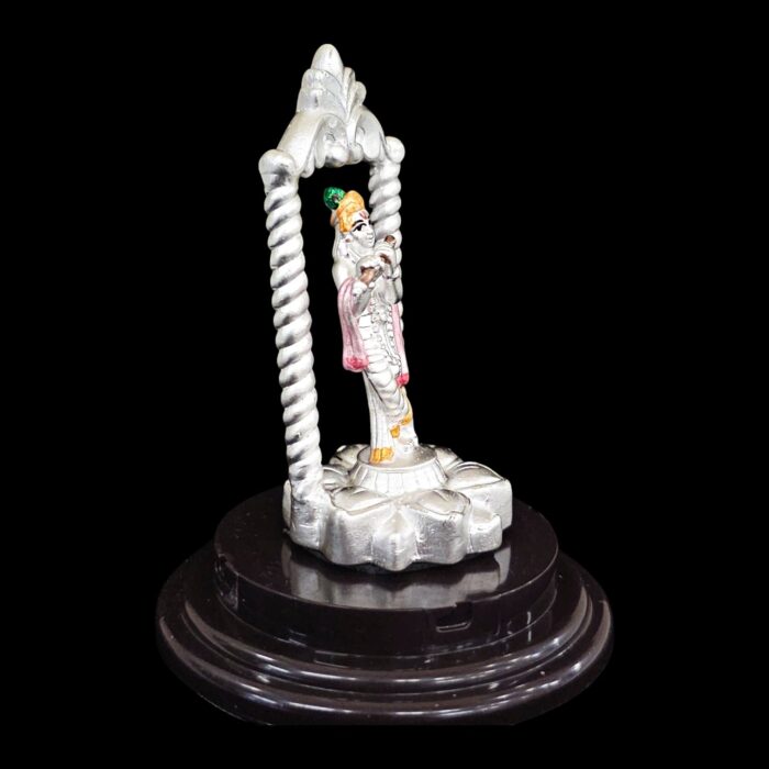 999 Pure Silver Krishna Statue | Pure silver Krishna idol