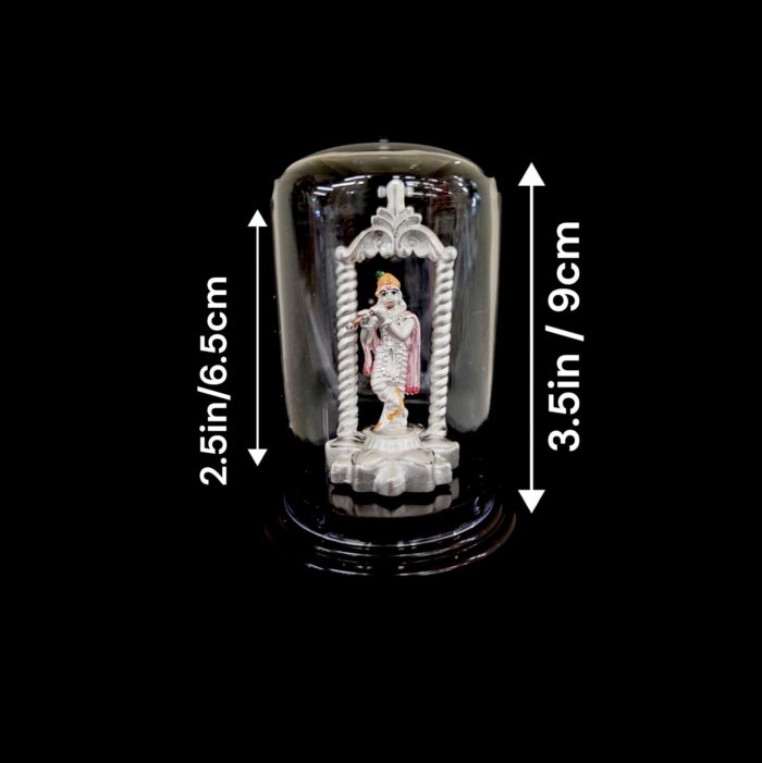 999 Pure Silver Krishna Statue | Pure silver Krishna idol