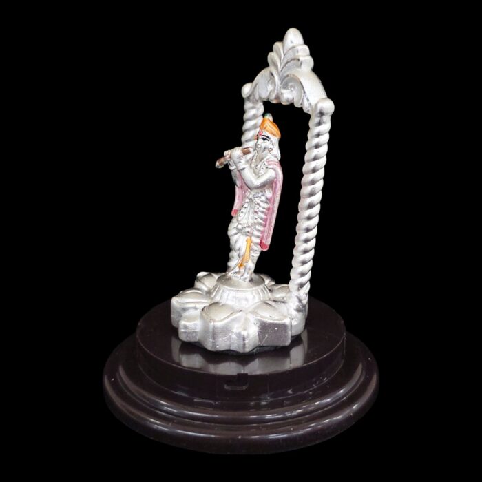 999 Pure Silver Krishna Statue | Pure silver Krishna idol
