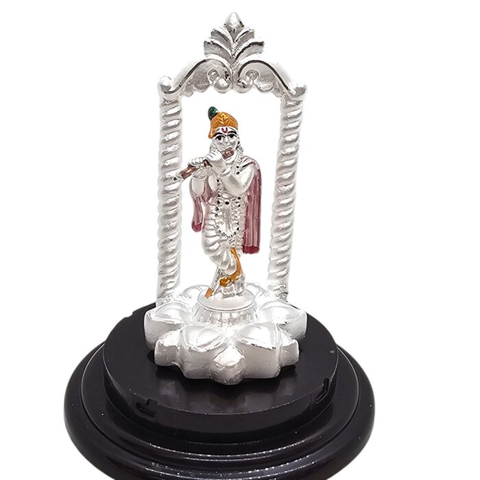 999 Pure Silver Krishna Statue | Pure silver Krishna idol