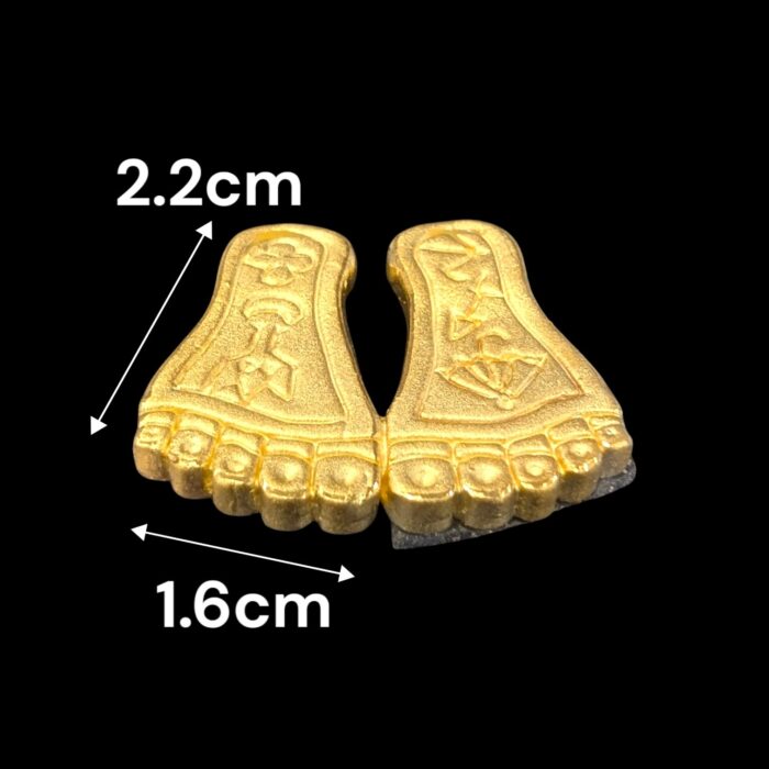 Pure Silver Lakshmi charan Paduka in dome | Laxmi feet