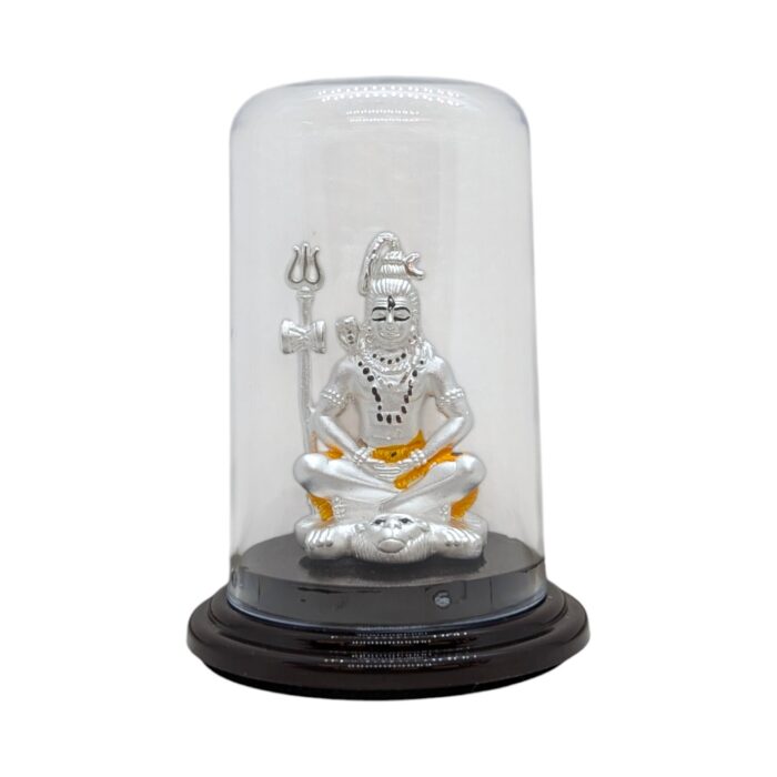 Pure Silver Shiva Idol | Silver Statue of Shiva