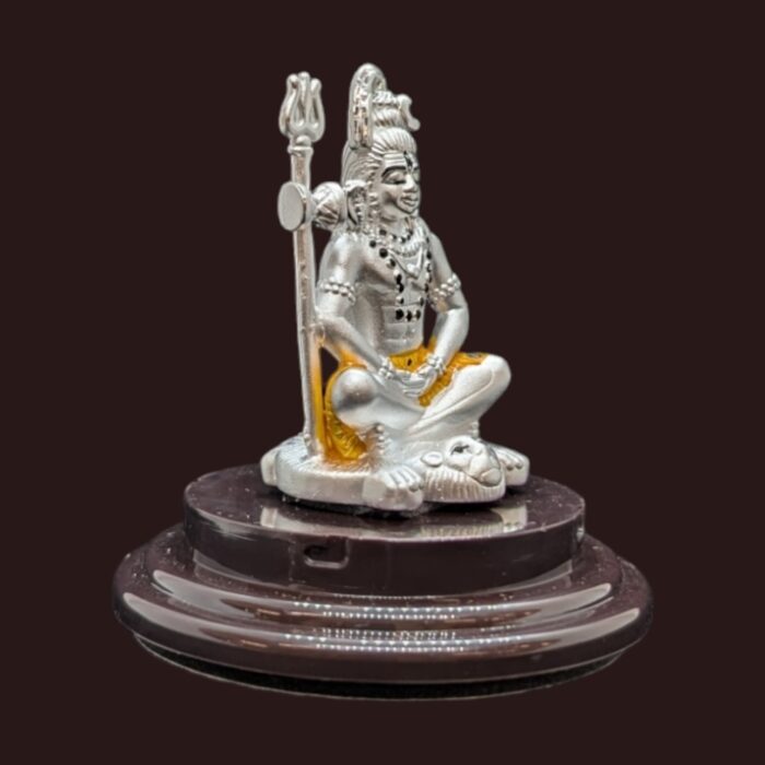Pure Silver Shiva Idol | Silver Statue of Shiva
