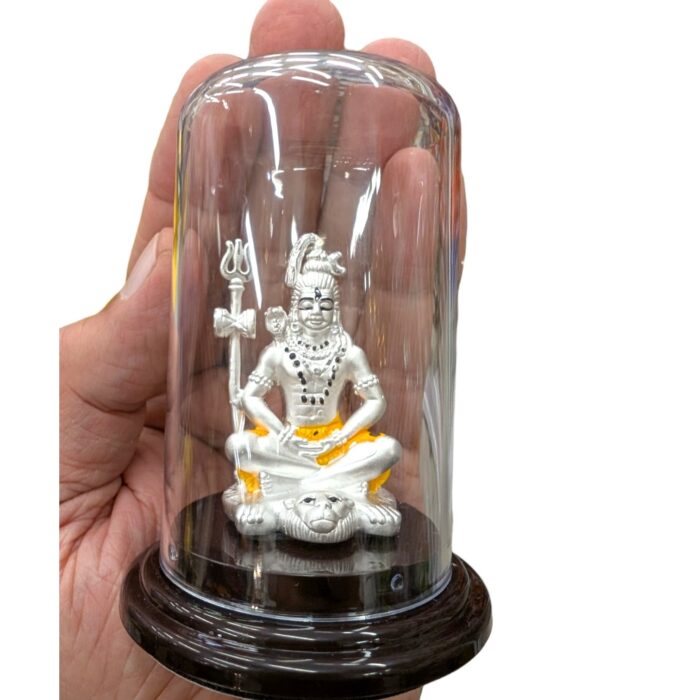 Pure Silver Shiva Idol | Silver Statue of Shiva