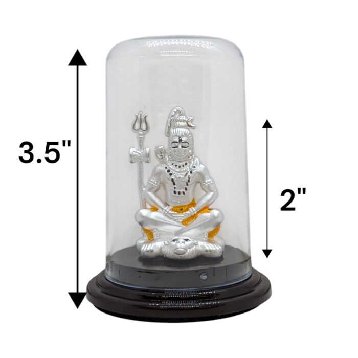 Pure Silver Shiva Idol | Silver Statue of Shiva