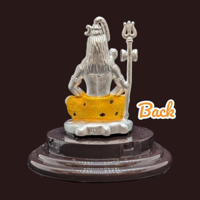 Pure Silver Shiva Idol | Silver Statue of Shiva