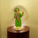 Sai Baba - Green Chola | Car Dashboard Idol