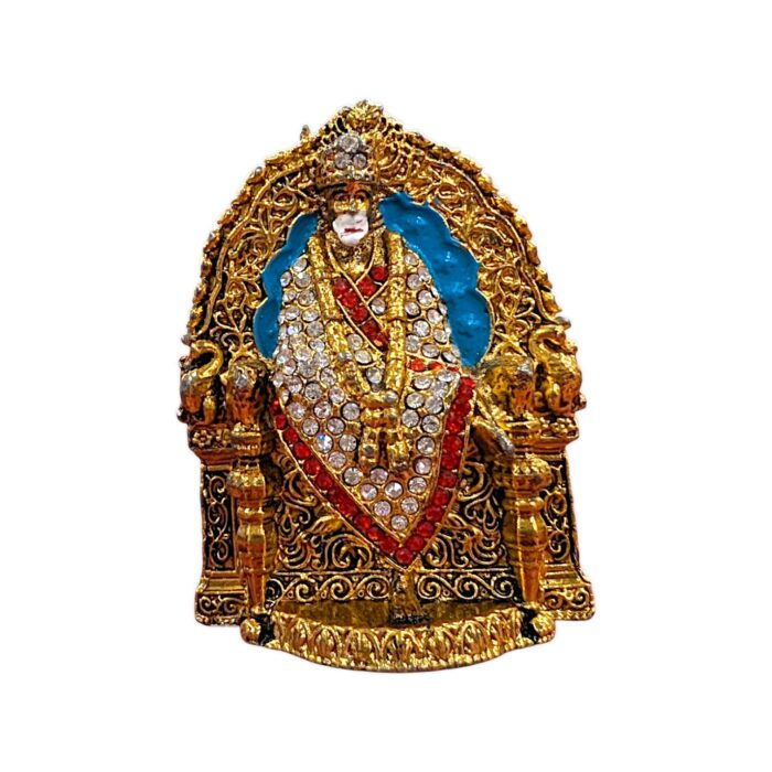 Sai Baba on throne | Car Dashboard Idol