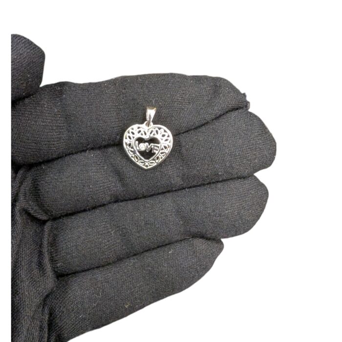 Heart silver pendant | 925 Sterling Silver