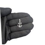 Real look of 925 Sterling Silver Anchor Charm Pendant - 3cm