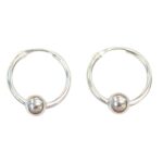 925 Sterling Silver hoops - Baali | Gift for her | Earrings for women