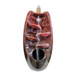 Backflow Incense Burner - Waterfall - Red | Backflow incense cones holder
