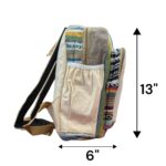 Stylish Handmade Backpack -13 inch - Mushroom