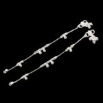 Pair of Pure Silver Anklet - 6.5 inch | Pure silver anklet for baby