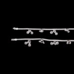 Pair of Pure Silver anklets - 7.5 inch