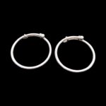 Pair of small Silver Bracelet for Baby | Adjustable size - 4.5 cm