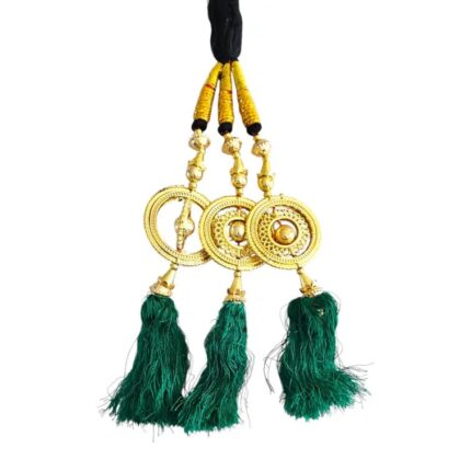 Green Parandi Hair Accessory | Paranda Hair Accessories
