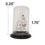 Dimensions of Pure silver Baby Krishna idol
