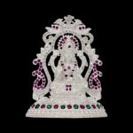 Pure silver Lakshmi Idol | Small Silver Lakshmi Statue