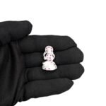 Real size and look feel of the pure silver Lakshmi Statue