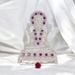 Pure silver Lakshmi Idol on throne | Dazzle Series - 672