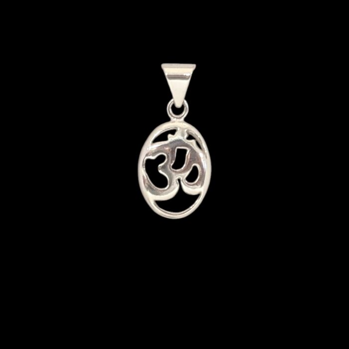 Pure Silver Om Pendant | 925 Sterling Silver