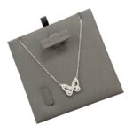 Pure Silver Butterfly Pendant with Chain | 925 Sterling Silver Necklace
