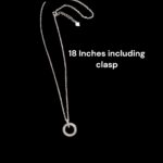 18 inch silver chain with a pendant
