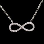 Pure Silver Infinity symbol Pendant with Chain | 925 Sterling Silver Necklace